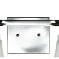 thumbnail image 6 of JONATHAN Y Staunton 5" 1-Light Iron/Glass Modern Cottage LED Vanity Light, Chrome, 6 of 7