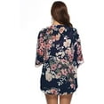 thumbnail image 2 of Haute Edition Women's Lightweight Summer Kimono Cardigan Cover Up in Leopard and Floral, 2 of 2