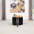 thumbnail image 2 of Cordova Round Solid Wood End Table Black, 2 of 5