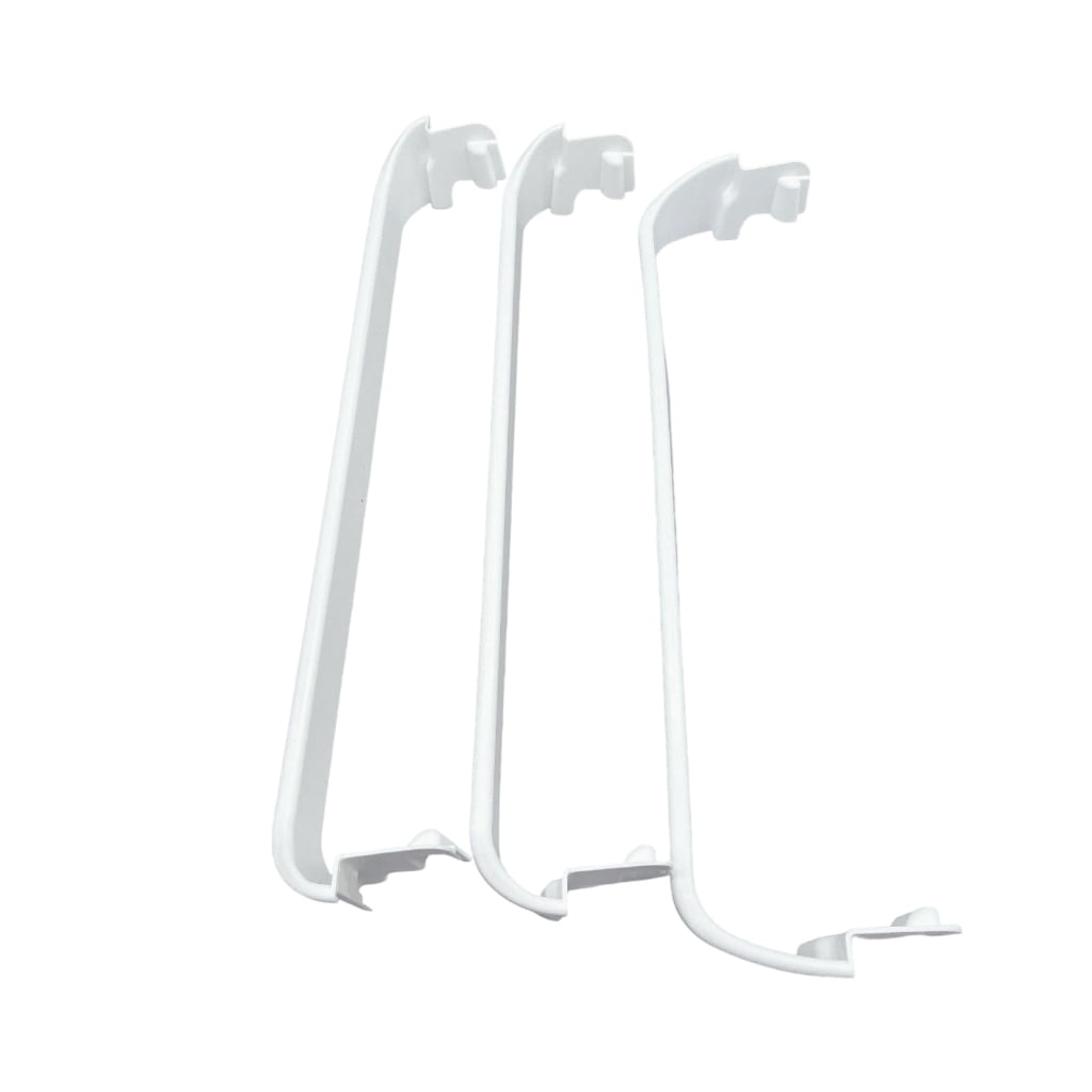 NEXAVKPR Permanent ABS Refrigerator Door Shelf Replacement Direct current Multiple Models 1 3/4" Height 4 1/2" Depth White Planner Rack