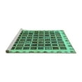 thumbnail image 2 of Ahgly Company Machine Washable Indoor Round Abstract Turquoise Blue Modern Area Rugs, 8' Round, 2 of 4