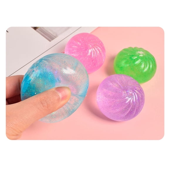 Stress Relief Fidget Toys for Adults, Slow Rebound Squeeze Balls, Soft Silicone Slow Rebound Anxiety Relief Desk Toys