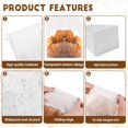 thumbnail image 3 of 60pcs Kraft Bakery Bags with Thank You Stickers,Sourdough Bread Bags with Tin Tie Tab Lock Smoother Large Paper Bakery Bags with Clear Window for Homemade Bread, Baked Food Packaging Storage, 3 of 6