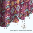 thumbnail image 6 of Colorful Tribal Pattern Shower Curtain 72"x72" ,Bathroom Decorative Shower Curtains Set with 12 Hooks,Modern Waterproof Washable Shower Curtain, 6 of 6