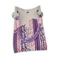 thumbnail image 3 of GUOOL Knitted Handbag Birthday Gift Shopping Pouch for Party Working Summer Spring Purple, 3 of 9