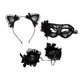 thumbnail image 2 of Lovely Lace Kitten Ears Headband Costume Fancy Dress Bracelet Kids Adult Cosplay Zulema Sombreros de gato, 2 of 8
