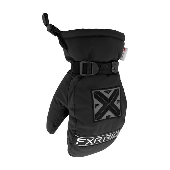 FXR  Chute Mitt Snowmobile Gloves PU Traction Palm Waterproof Racing Black Ops - X-Large 210814-1010-16