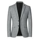thumbnail image 1 of Traje a cuadros de moda de un solo pecho para hombre, traje informal de negocios, abrigo de lana Fridja  po5523, 1 of 7