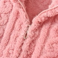 thumbnail image 6 of FNFYFH Womens Fleece Pajama Sets 2 Pieces Button Long Sleeve Pajamas Set Winter Warm Loungewear with Pants Sleepwear with Pockets Pink XXXL, 6 of 9