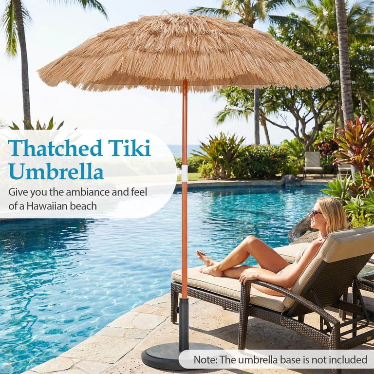 6foot patio umbrellas TheLAShop 6ft Fringe Beach Umbrella with Stand the most resilient and solid material for prolonged sun exposure California Umbrella 6' x 6'