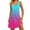 ☪458-Blue, variant on Nuoqisi Sundresses for Women 2026 Vacation Loose Fit Tank Top Dress Sleeveless V Neck Flowy Mini Sundress Beach Clothes