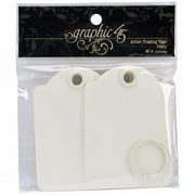 Graphic 45 G4500846 Staples Artist Trading Tag Album 3.5 in. X2.5 in. -Ivory