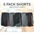 thumbnail image 6 of Athletic Shorts for Men - 5 Pack Pack Men's Activewear Quick Dry Basketball Shorts - Workout, Gym, Running, 6 of 7