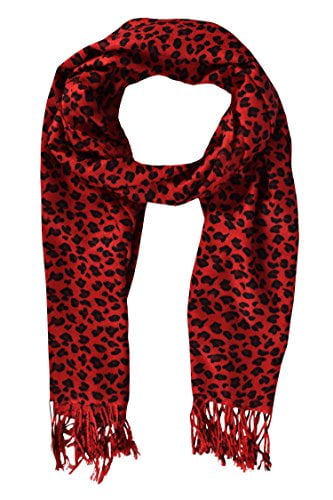 red print scarf