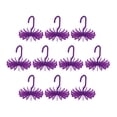 thumbnail image 1 of Percheros giratorios Sunnimix 10 para corbatas 18 ganchos organizador dormitorio púrpura violeta, 1 of 6
