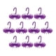 thumbnail image 1 of 10 piezas de organizadores de armario giratorios ajustables con 18 ganchos y correas violeta, 1 of 6