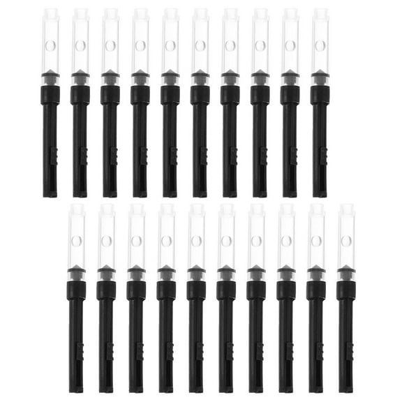 OUNONA  30 Pcs Fountain Pen Accessories Supplies Erasable Pens Refillable Black