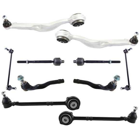 Front Upper & Lower Control Arms Tie Rods & Links For E300 4Matic Sedan 12-2016