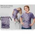 thumbnail image 6 of oneOone Viscose Chiffon Purple Fabric Brush Stroke Fabric For Sewing Printed Craft Fabric By The Yard 42 Inch Wide, 6 of 6