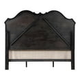 thumbnail image 4 of Acme Chelmsford Queen Bed Beige Fabric & Antique Black, 4 of 4
