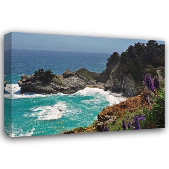 Brian Kidd 18x14 Gallery Wrapped Canvas Wall Art Titled - Hidden Cove II