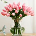 thumbnail image 1 of 1 Bouquet Artificial Tulip Home Garden Wedding Flower Arrangement Desktop Decor, 1 of 10