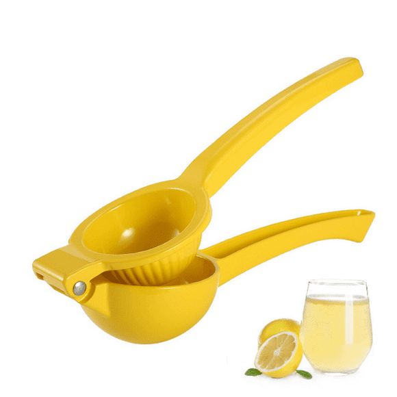 Lemon Lime Squeezer -Max Extraction Manual Citrus Juicer,Yellow,S