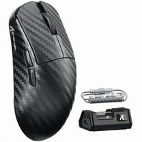ATTACK SHARK R11 ULTRA Carbon Fiber Wireless 8K PAW3950MAX Gaming Mouse with C06 Ultra LED Cable