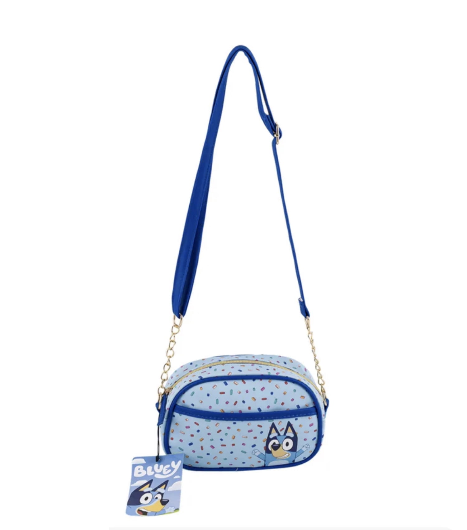 Bluey Crossbody Camera Bag - 7.5" - Stylish and Versatile - Compact - Adjustable Strap, 1 COUNT