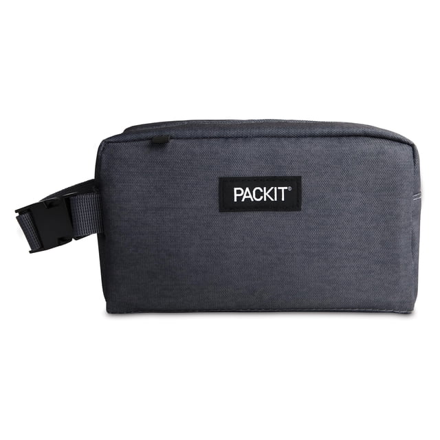 Snack Box PackIt Freezable City Charcoal EcoFreeze® Tech