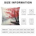 thumbnail image 5 of Creowell Impressionist Painting Pillow Case for Home Decor Indoor Outdoor Couch Sofa Autumn Aesthetic Decorative 1PC 12x12in, 5 of 5