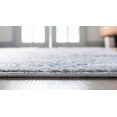 thumbnail image 5 of Rugs.com Charleston Collection Rug – 5 Ft Round Gray Low-Pile Rug Perfect For Kitchens, Dining Rooms, 5 of 9