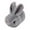 Grey, variant on Otqutp Princess Footwear for Toddler Girls Toddler Cute Autumn and Winter Girls Slippers Flat Bottom Soft Warm and Comfortable Solid Color Cartoon Rabbit Shape