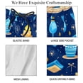 thumbnail image 4 of luoweisi Men's Beach Shorts Quick Dry Swim Trunks with Mesh Lining Candle XL, 4 of 5