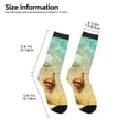 thumbnail image 2 of Rateoe Starfish And Seashell On The Beach Pattern Children's Socks, Socks Gifts ,kids Crew Soft Cotton Socks , Moisture-Wicking, Durable, Ideal for Daily Wear & Sports, 2 of 5
