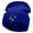 Royal, variant on Vine of Love Embroidered 12 inch Acrylic Cuffed Long Beanie - Khaki OSFM