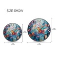 thumbnail image 2 of Butterflies Colorful Wall Clocks Battery Operated 11.9 Inch Round Clock Acrylic Silent Non-Ticking Bedroom Living Room Decorative Clocks, 2 of 10