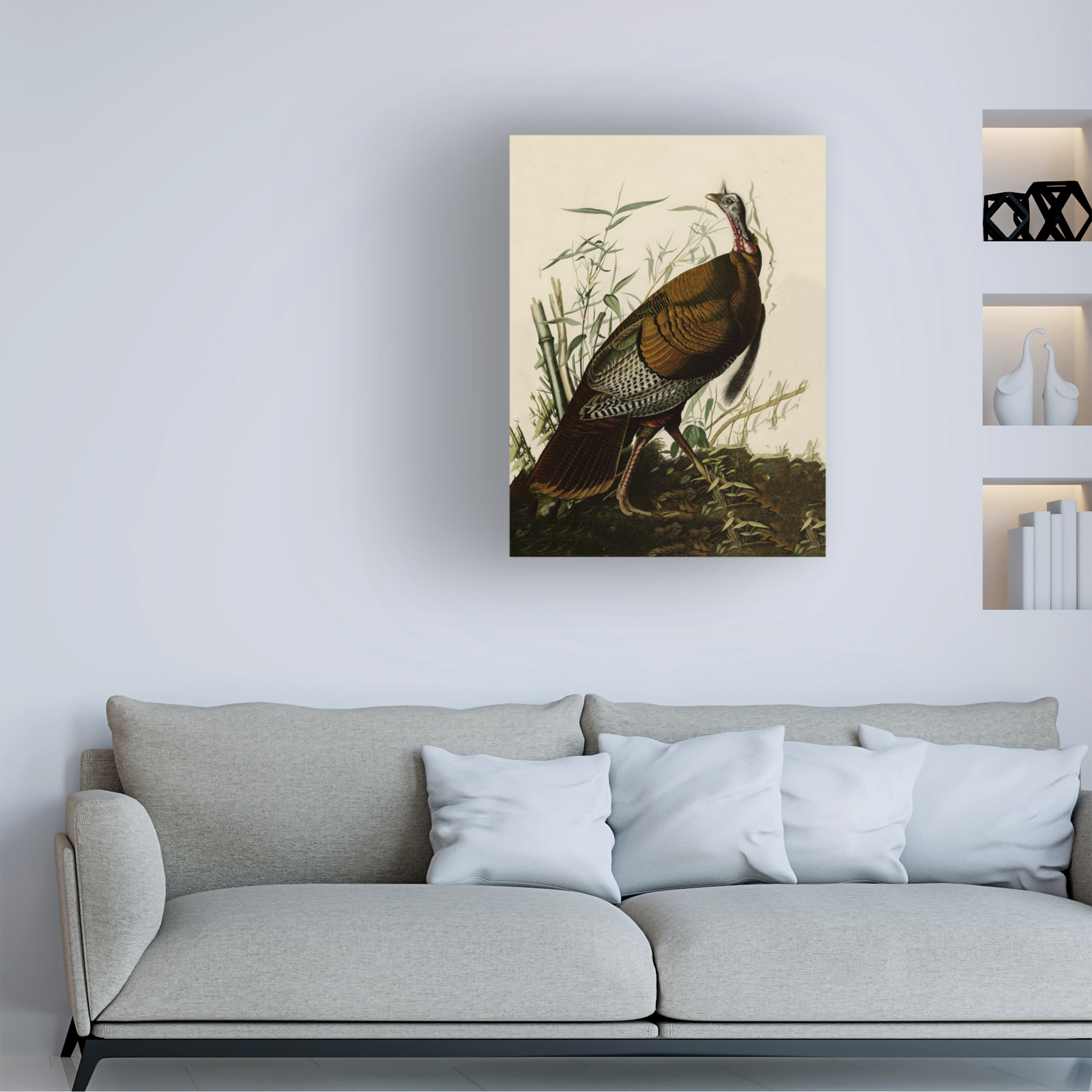 Trademark Fine Art "American Wild Turkey Cock" Canvas Art by John James Audubon
