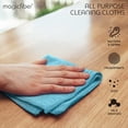 thumbnail image 3 of MagicFiber Microfiber Reusable Cleaning Cloths (4-Pack, 13x13) Ultra-Soft & Absorbent Microfiber Cleaning Rags, Microfiber Towels for Glasses, Dusting, Windows, Electronics, Cars, TVs & More!, 3 of 5