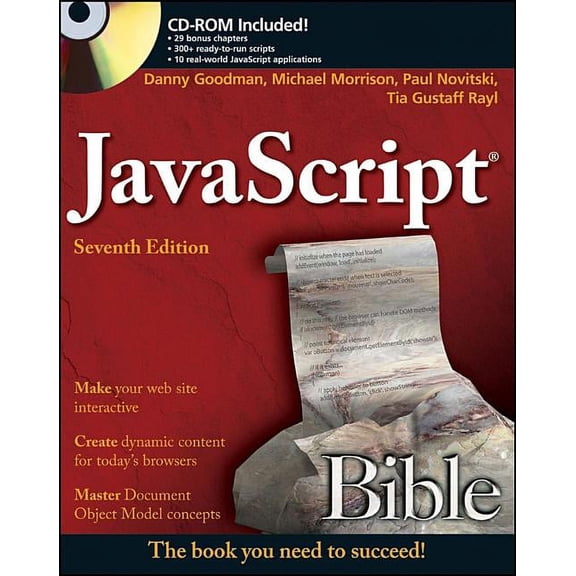 Bible (Wiley) JavaScript Bible, Book 619, (Paperback)