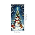 thumbnail image 3 of Yunuuuoa 35 X 72 Inch Christmas Door Curtain Santa Claus Design Polyester Fabric Holiday Party Decoration for Front Door Wall Indoor Festive Atmosphere, 3 of 6