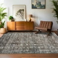 thumbnail image 2 of Living Room Rugs 10x13 Large Vintage Printed Area Rugs with Non-Slip Backing, Stain-Resistant Oriental Accent Rugs, Washable Farmhouse Low Pile Rugs for Bedroom, Office, Red Green, 2 of 7