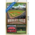 thumbnail image 3 of MLB Chicago Cubs - Wrigley Field 19 Wall Poster, 22.375" x 34", Framed, 3 of 3