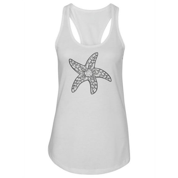 Sketch Of A Starfish Tank Women -Image by Shutterstock, Female x-Large
