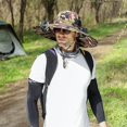 thumbnail image 4 of CHUANK Solar Fan Outdoor Fishing Hat  Men Sun Hat with 2 Solar Fans  3 Speed Adjustable - Effective Sun Protection - Breathable Mesh Material - USB/Solar Powered - Ideal for Fishing  Gard, 4 of 4