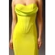 thumbnail image 5 of Vestido midi sin mangas con vendaje de espina de pescado Dress Suku, 5 of 6