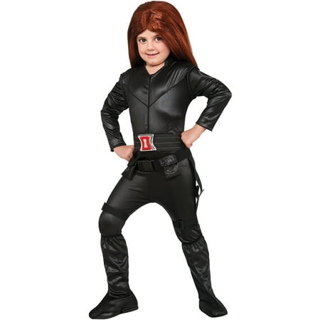 Girl's Deluxe Black Widow Halloween Costume