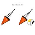 thumbnail image 2 of Maoww 24 Inch Marine Boat Sea Anchor Canoe Inflatable Drift Drogue Brake Rowing 15-17ft Line Yacht Float Buoy Accessory, 2 of 6