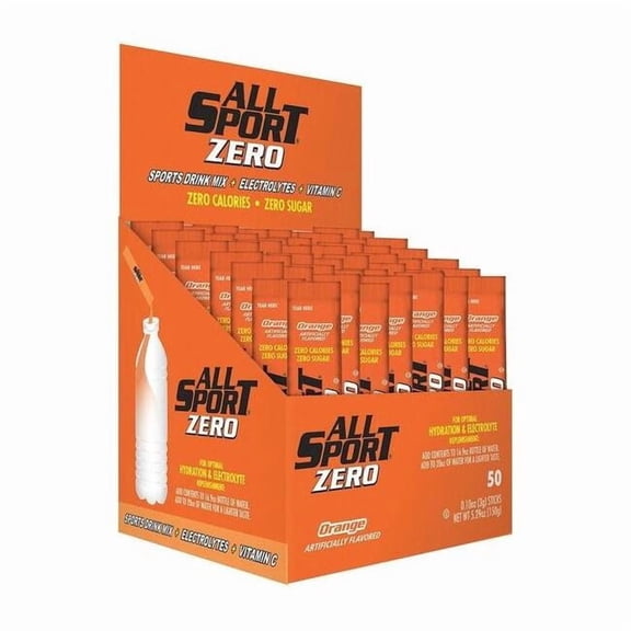 All Sport Sports Drink Mix,Orange Flavor,PK50 10125022