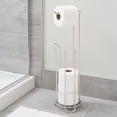 thumbnail image 3 of iDesign Classico Toilet Paper Roll Holder with Stand, Satin, 3 of 4